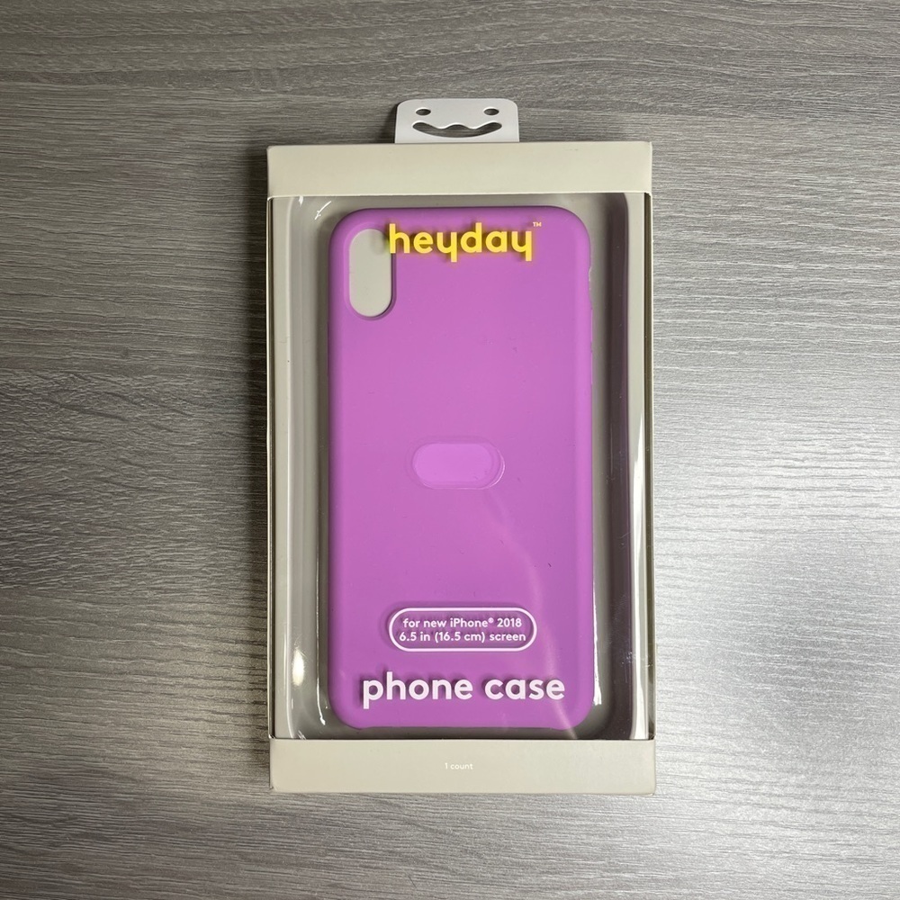 Heyday Silicone Purple Phone Case 6.5” Screen